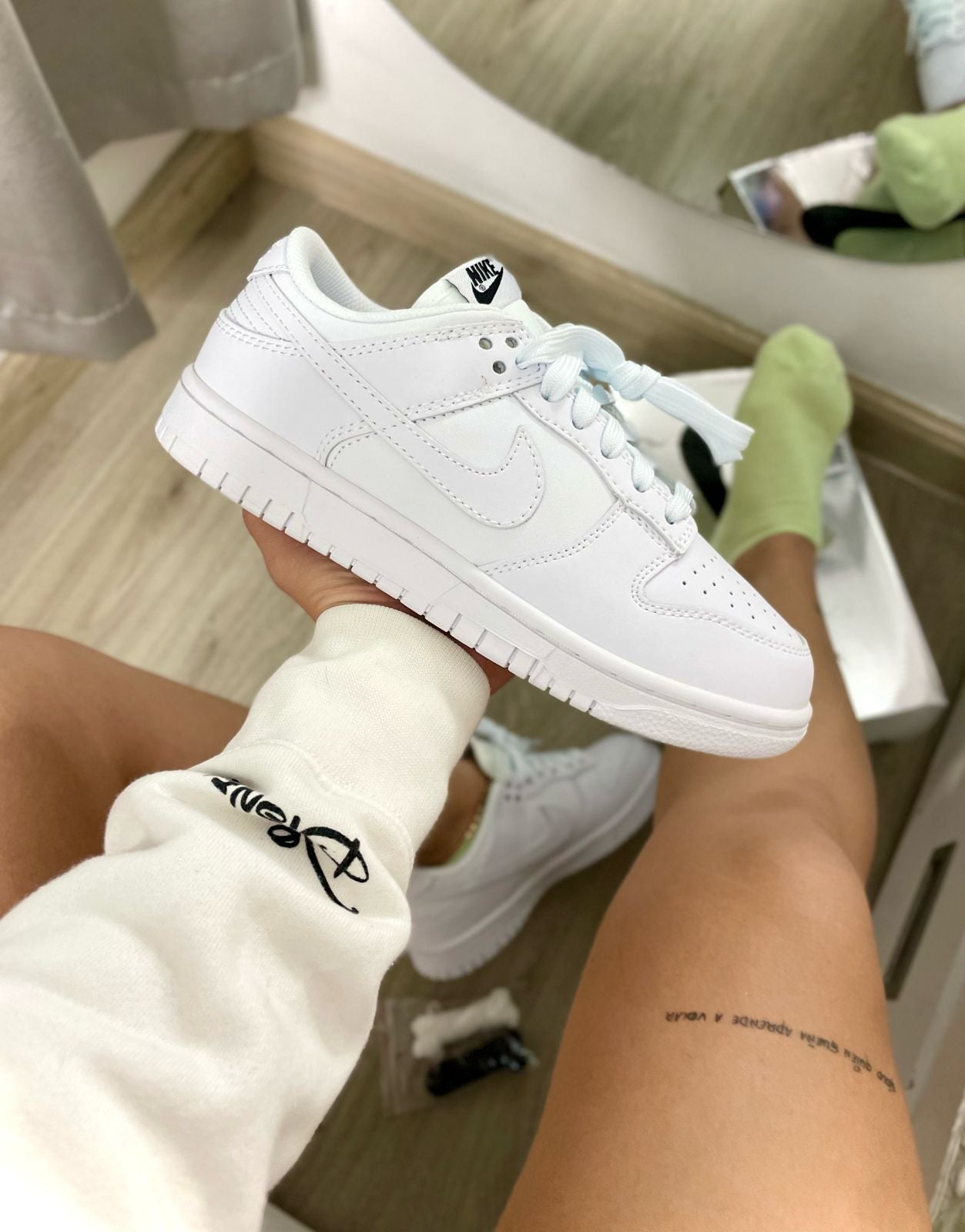 TENIS NIKE SB WHITE DAMA Y CABALLERO