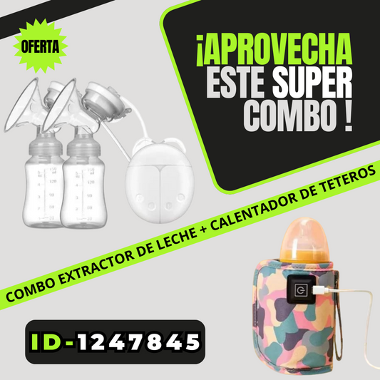 COMBO EXTRACTOR DE LECHE + CALENTADOR DE TETERO